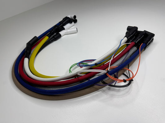 V8 Ignition Wires - "IndestructaWires" - Shielded, Fiberglass Braid (1200 °F)