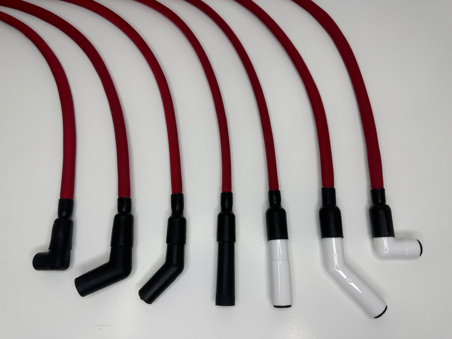 V8 Ignition Wires - "IndestructaWires" - Standard, Fiberglass Braid (1200 °F)