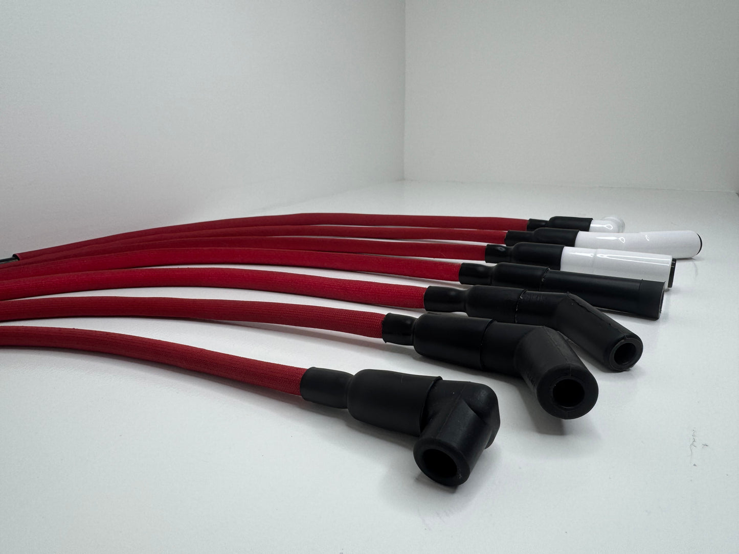 V8 Ignition Wires - "IndestructaWires" - Standard, Fiberglass Braid (1200 °F)