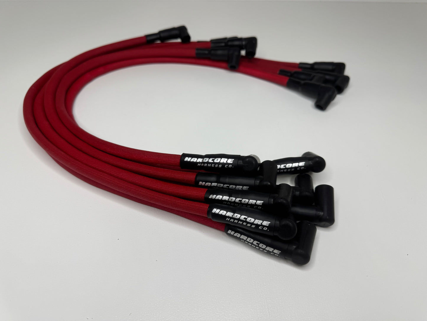 V8 Ignition Wires - "IndestructaWires" - Standard, Fiberglass Braid (1200 °F)