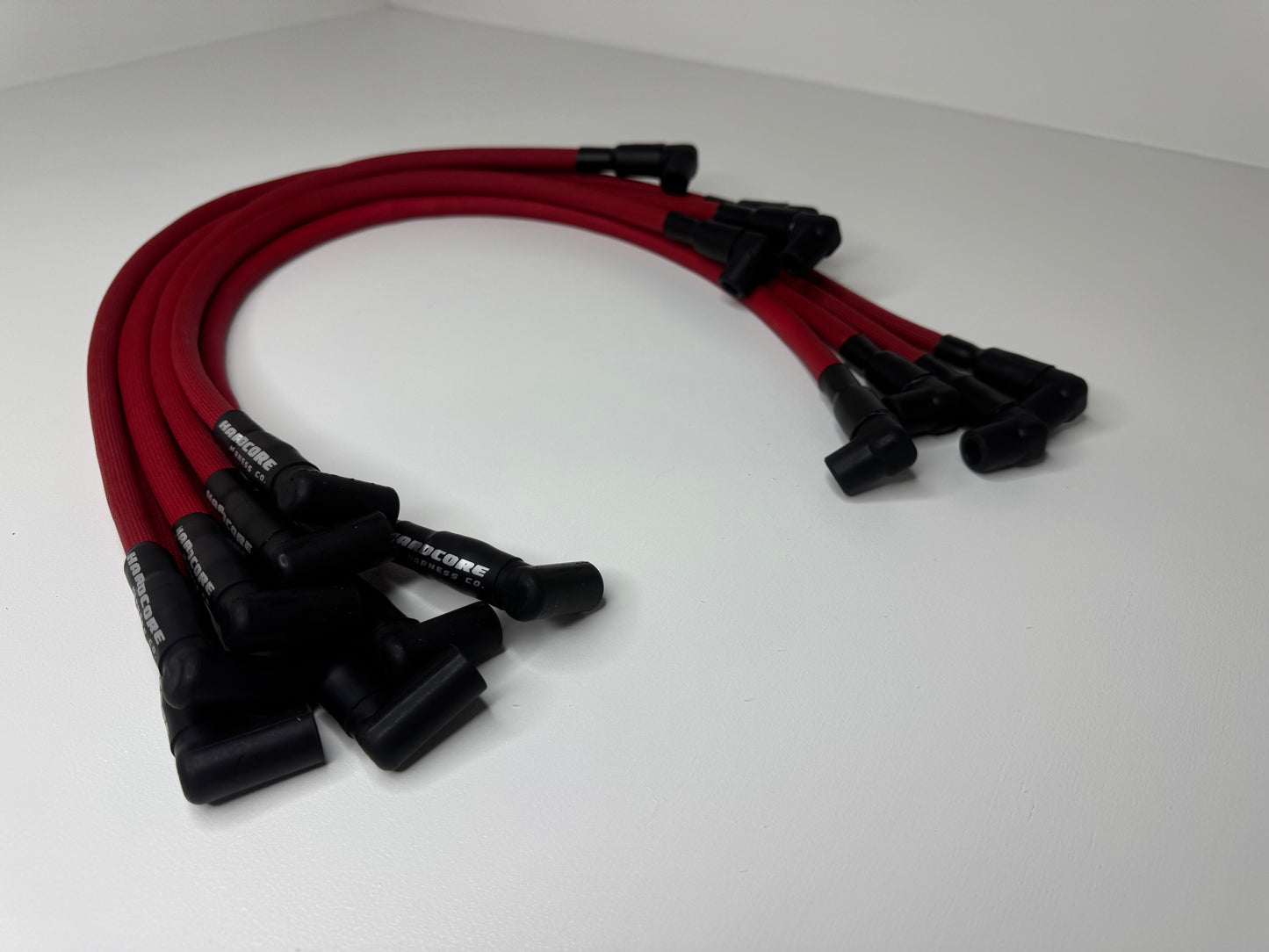 V8 Ignition Wires - "IndestructaWires" - Standard, Fiberglass Braid (1200 °F)