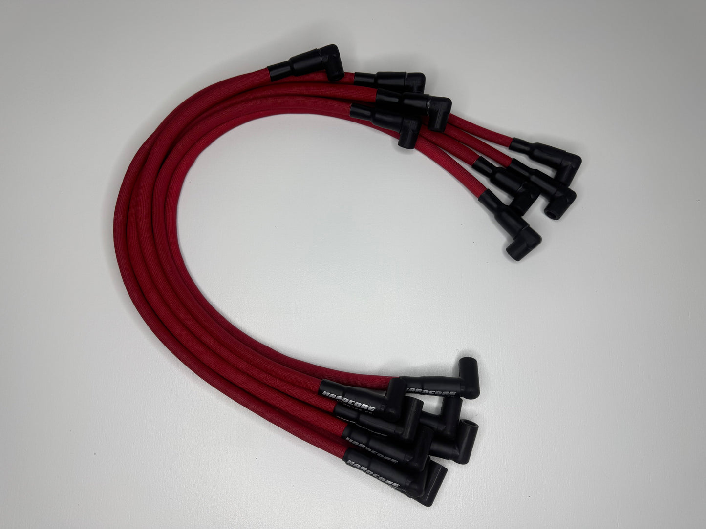 V8 Ignition Wires - "IndestructaWires" - Standard, Fiberglass Braid (1200 °F)