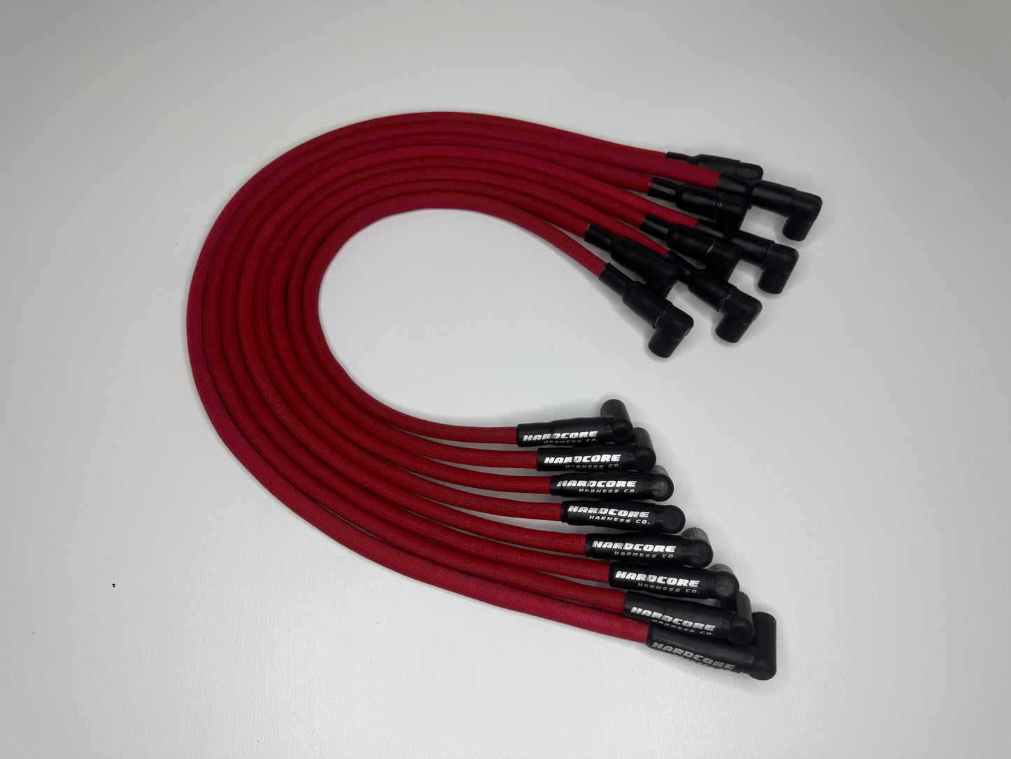 V8 Ignition Wires - "IndestructaWires" - Standard, Fiberglass Braid (1200 °F)