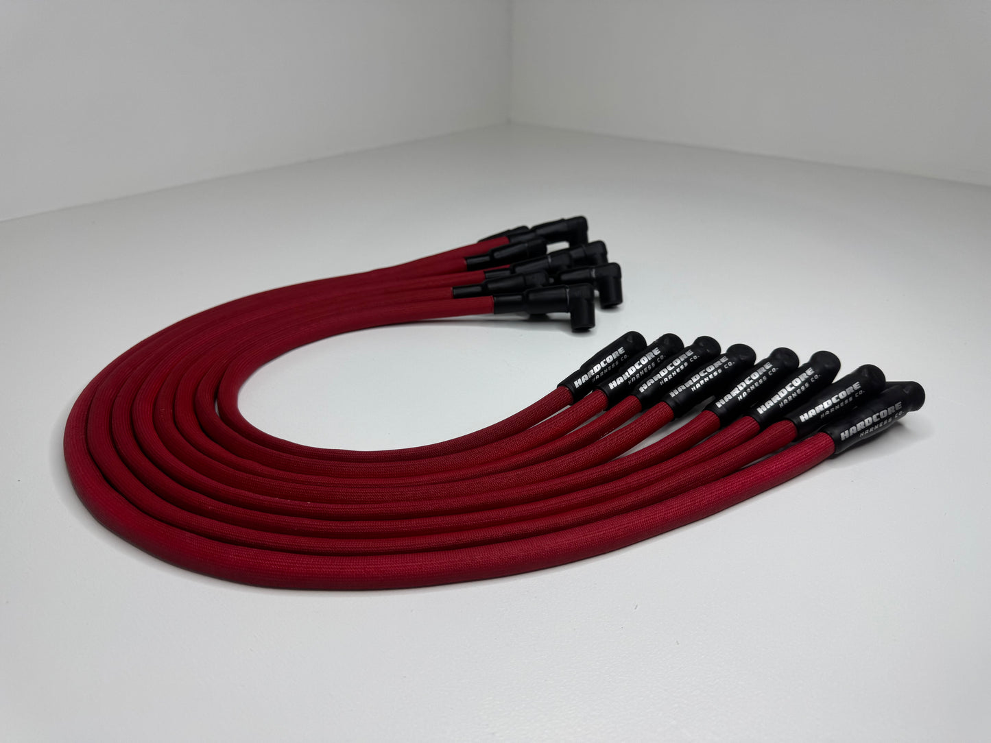 V8 Ignition Wires - "IndestructaWires" - Standard, Fiberglass Braid (1200 °F)