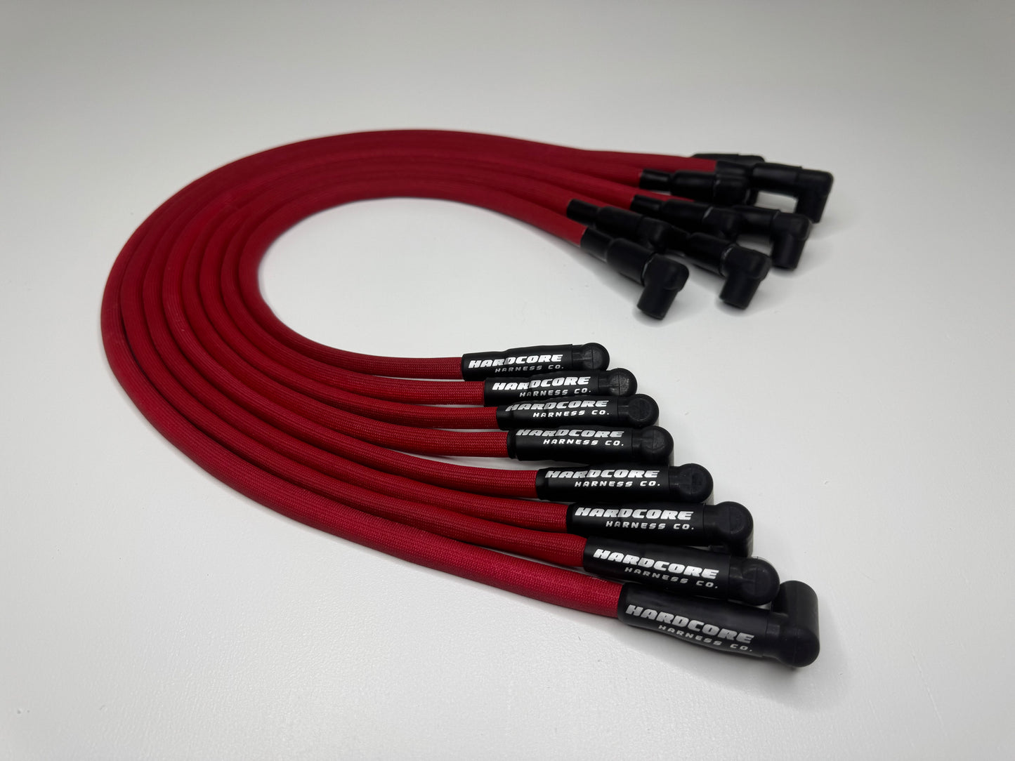 V8 Ignition Wires - "IndestructaWires" - Standard, Fiberglass Braid (1200 °F)