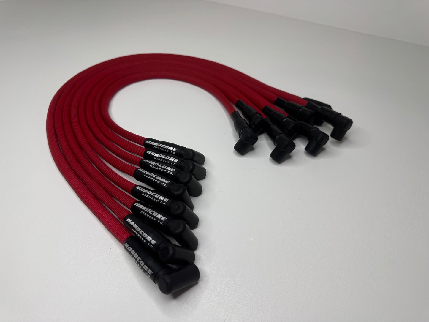 V8 Ignition Wires - "IndestructaWires" - Standard, Fiberglass Braid (1200 °F)