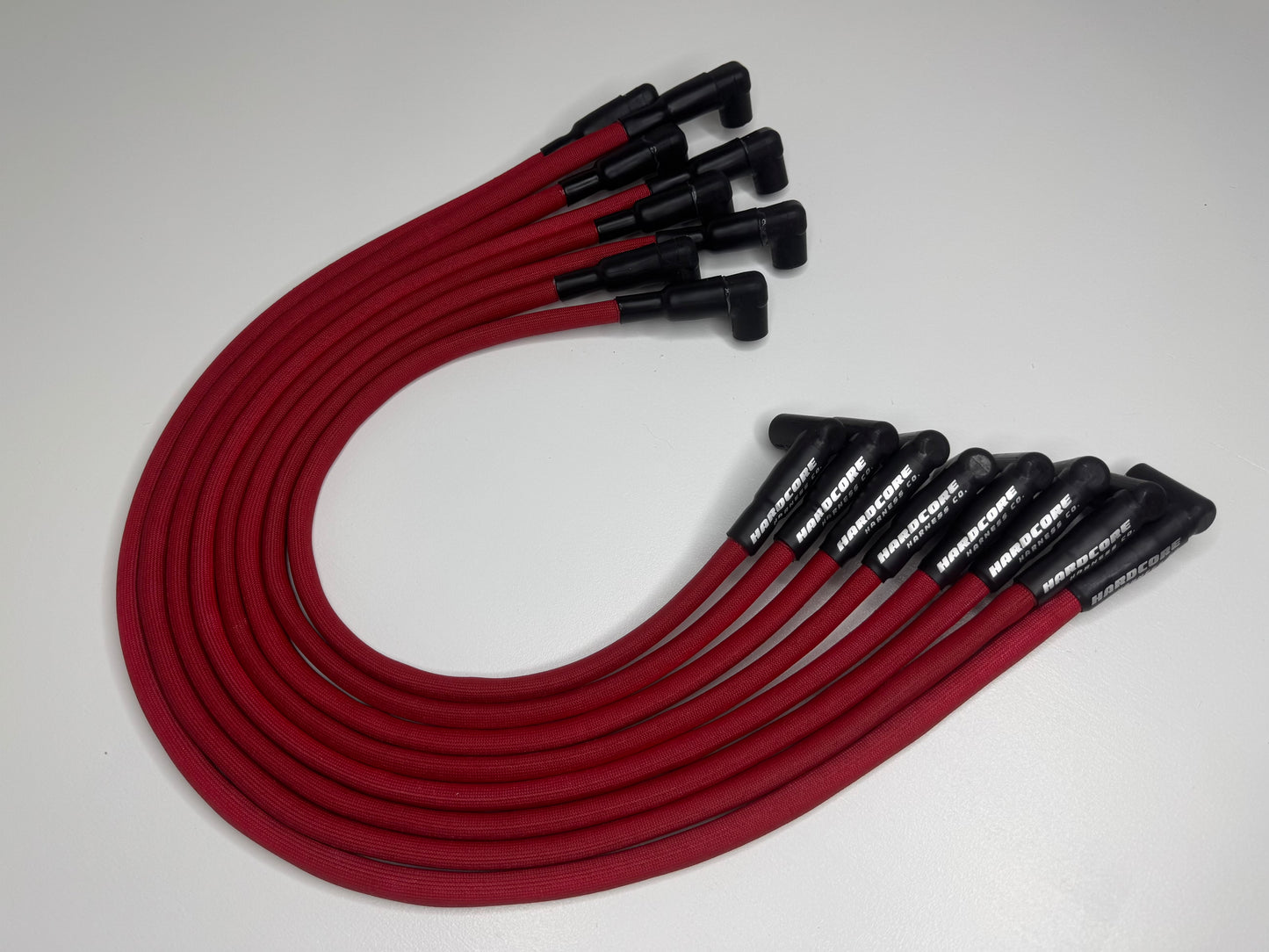 V8 Ignition Wires - "IndestructaWires" - Standard, Fiberglass Braid (1200 °F)