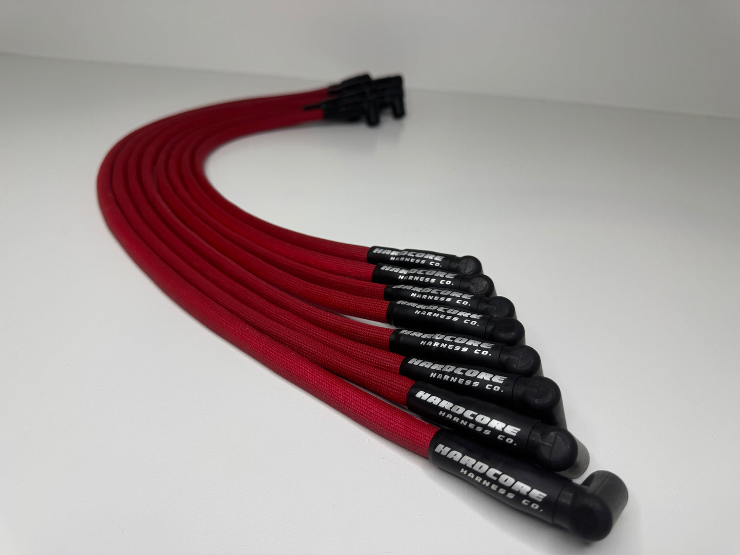 V8 Ignition Wires - "IndestructaWires" - Standard, Fiberglass Braid (1200 °F)