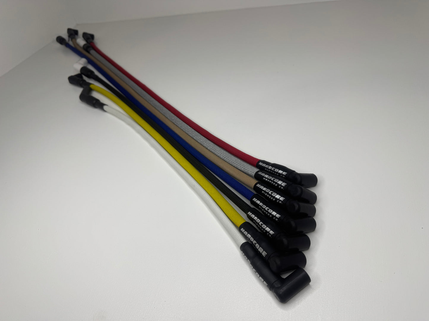 V8 Ignition Wires - "IndestructaWires" - Standard, Fiberglass Braid (1200 °F)