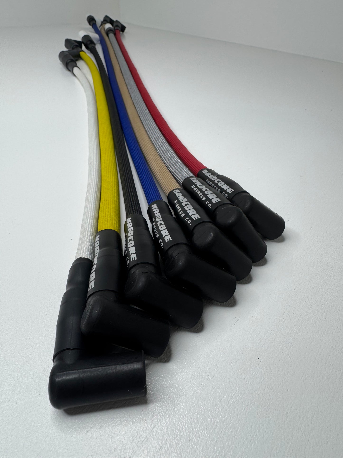 V8 Ignition Wires - "IndestructaWires" - Standard, Fiberglass Braid (1200 °F)