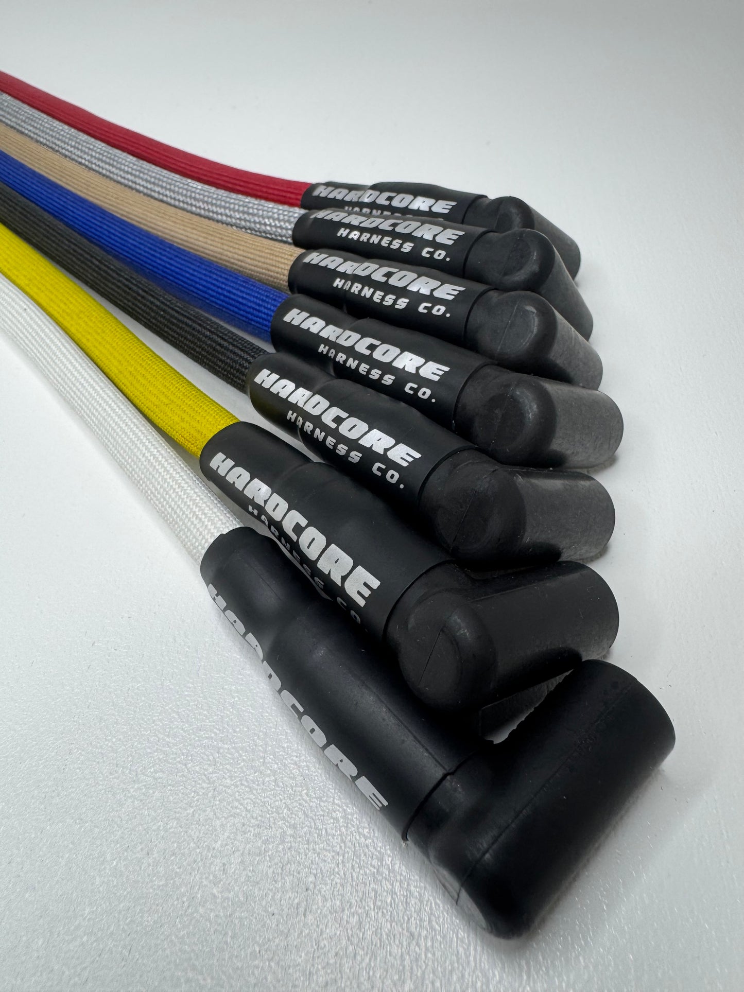 V8 Ignition Wires - "IndestructaWires" - Standard, Fiberglass Braid (1200 °F)