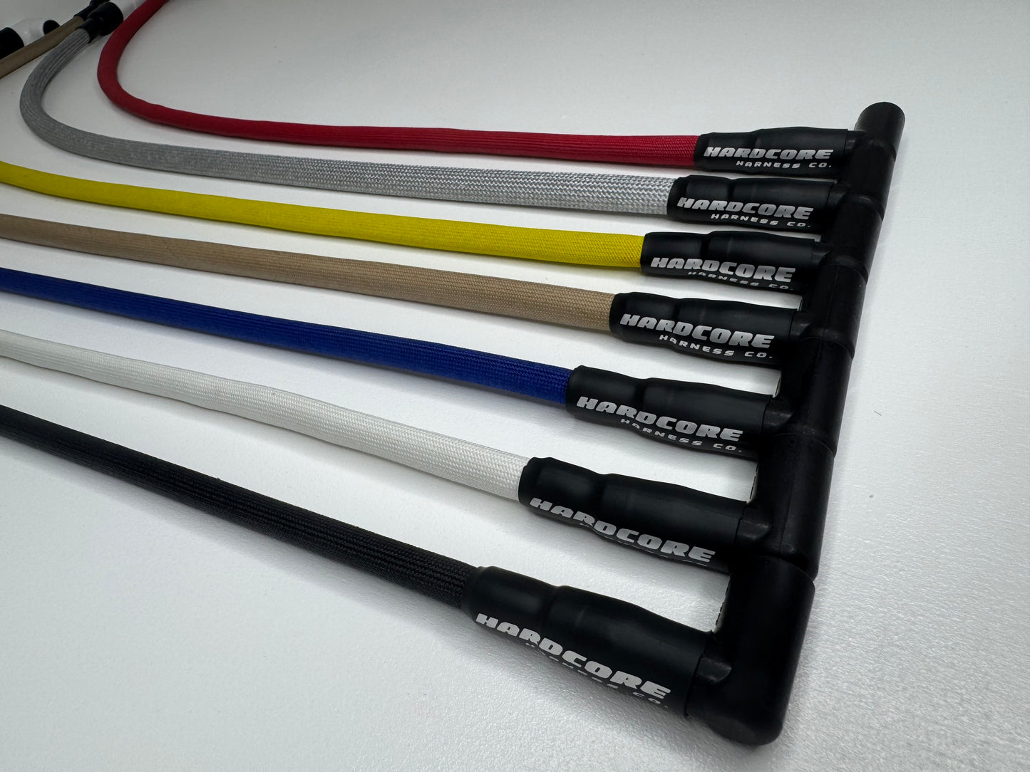 V8 Ignition Wires - "IndestructaWires" - Standard, Fiberglass Braid (1200 °F)