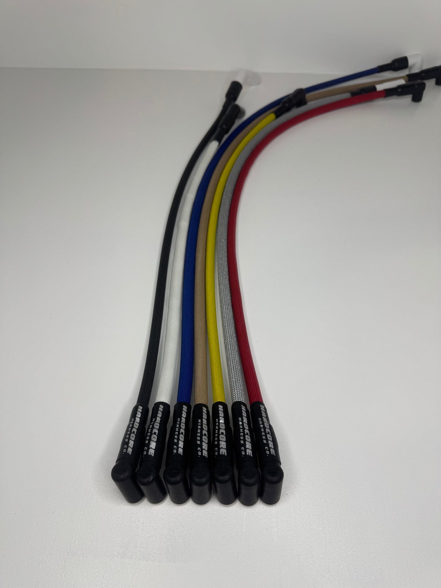 V8 Ignition Wires - "IndestructaWires" - Standard, Fiberglass Braid (1200 °F)