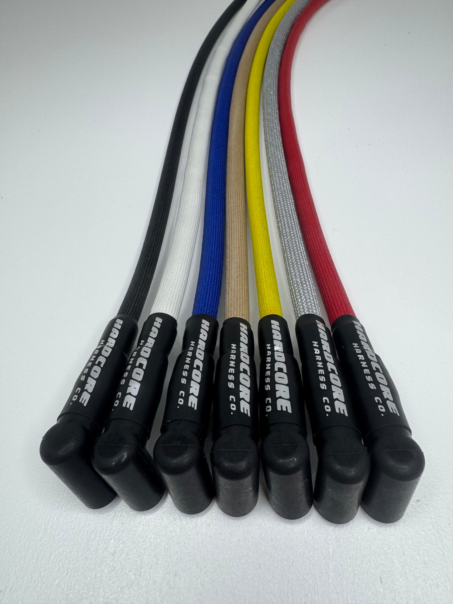 V8 Ignition Wires - "IndestructaWires" - Standard, Fiberglass Braid (1200 °F)