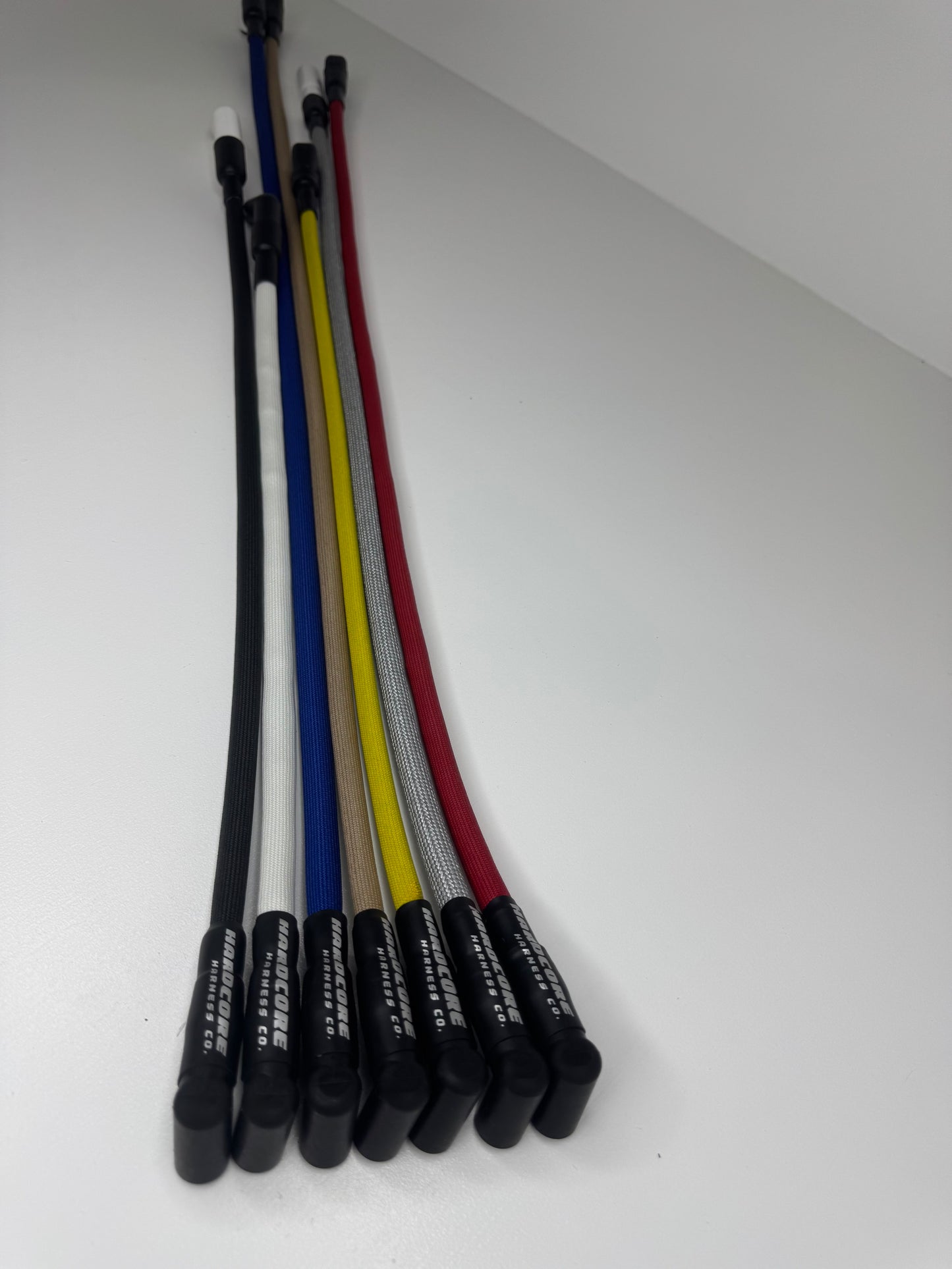V8 Ignition Wires - "IndestructaWires" - Standard, Fiberglass Braid (1200 °F)