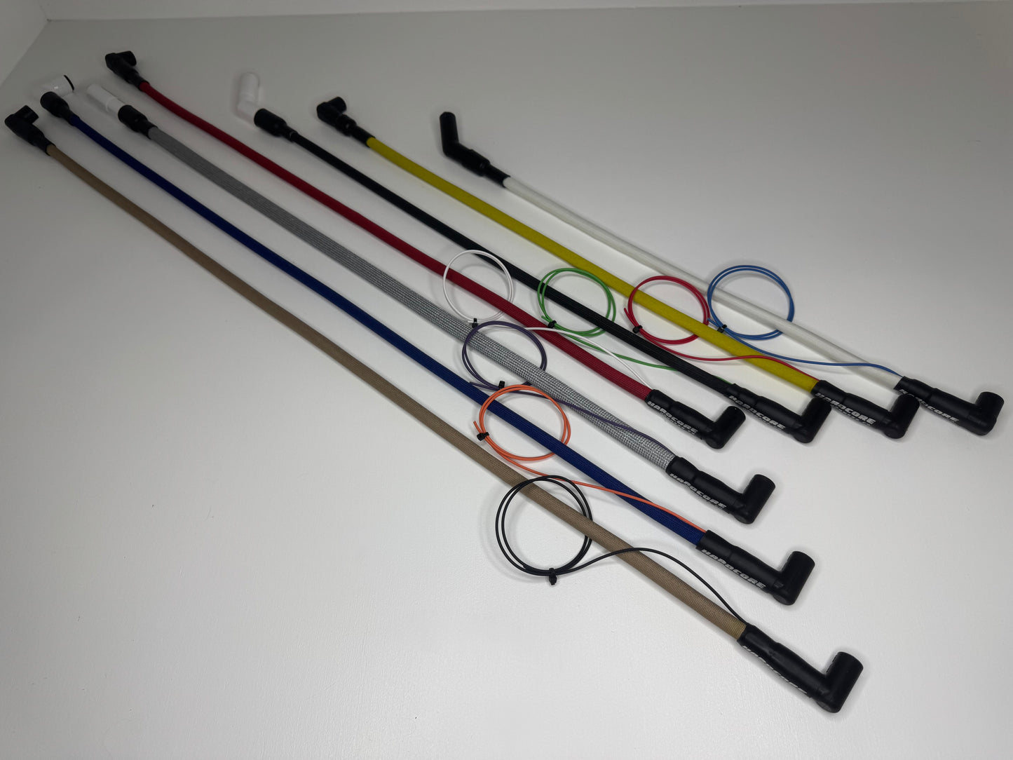 I6/V6 Ignition Wires - "IndestructaWires" - Shielded, Fiberglass Braid (1200 °F)