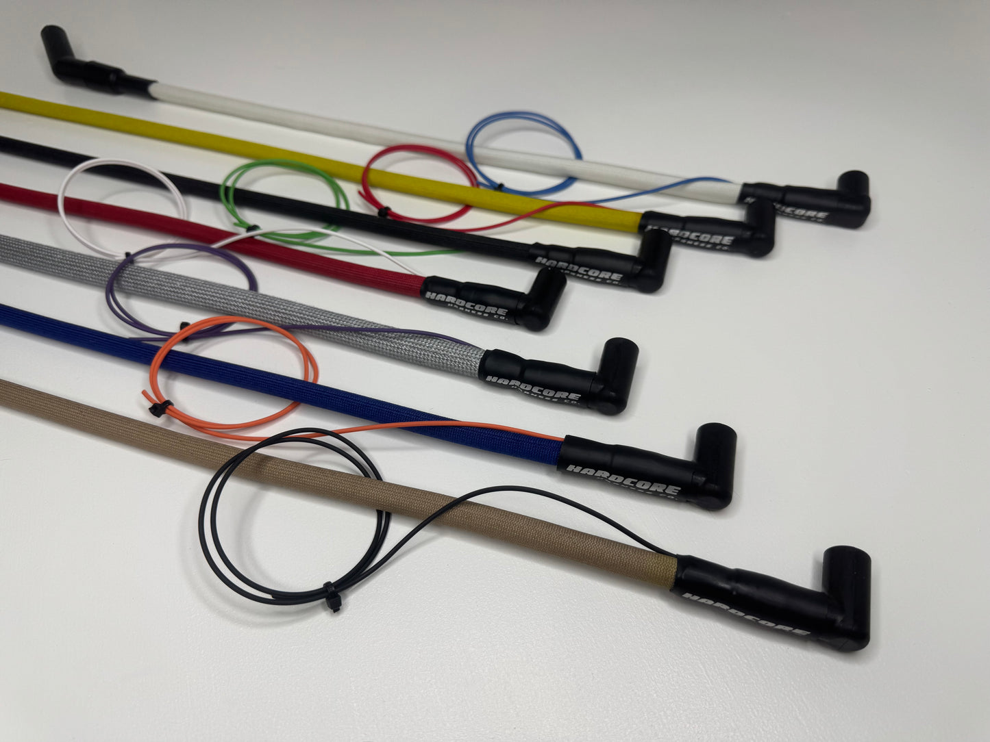 I6/V6 Ignition Wires - "IndestructaWires" - Shielded, Fiberglass Braid (1200 °F)