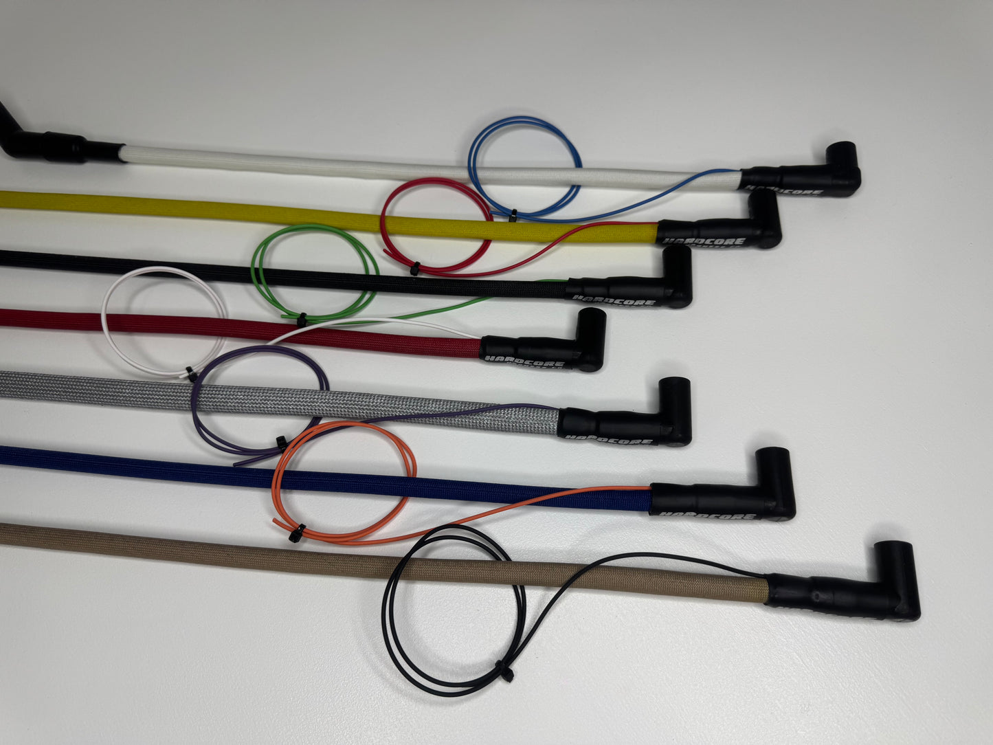 I6/V6 Ignition Wires - "IndestructaWires" - Shielded, Fiberglass Braid (1200 °F)