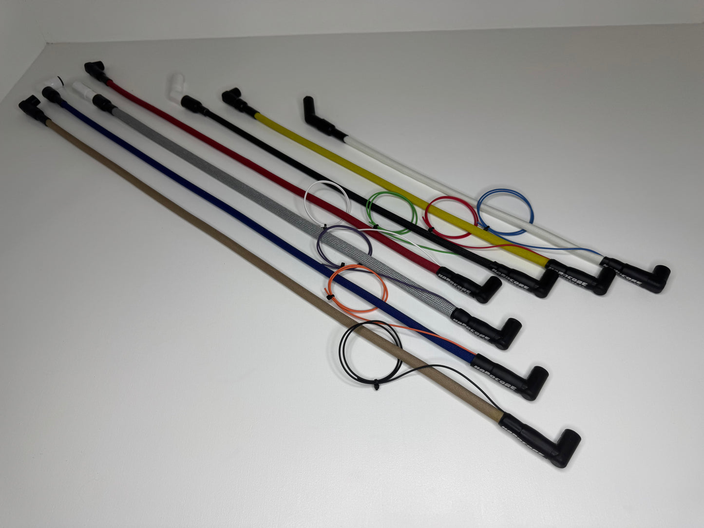 I6/V6 Ignition Wires - "IndestructaWires" - Shielded, Fiberglass Braid (1200 °F)