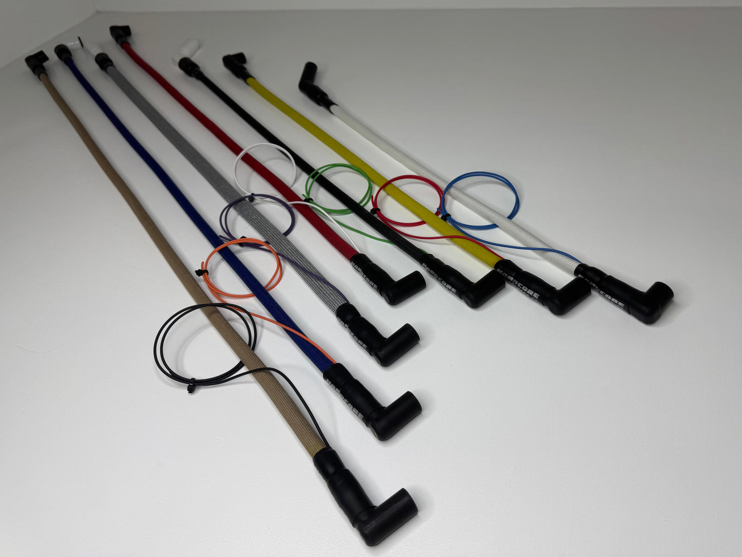 I6/V6 Ignition Wires - "IndestructaWires" - Shielded, Fiberglass Braid (1200 °F)