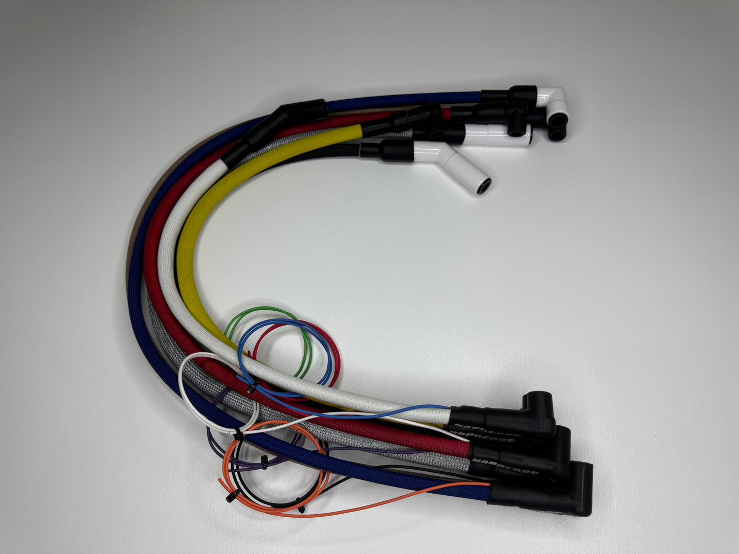 I6/V6 Ignition Wires - "IndestructaWires" - Shielded, Fiberglass Braid (1200 °F)