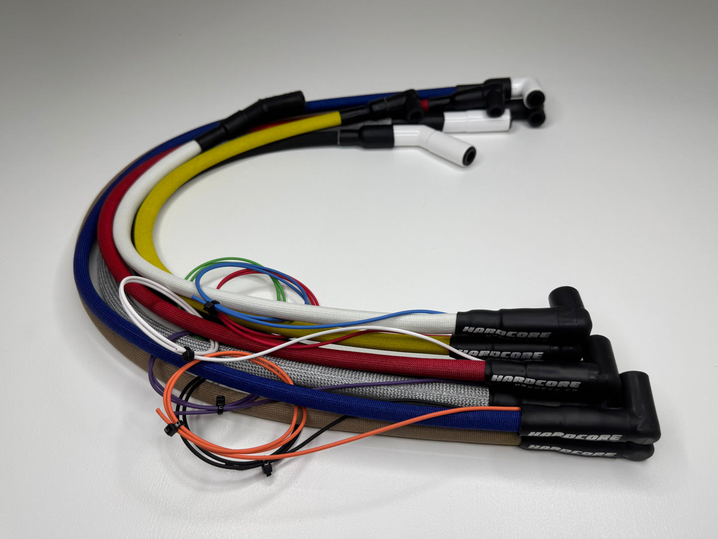 I6/V6 Ignition Wires - "IndestructaWires" - Shielded, Fiberglass Braid (1200 °F)