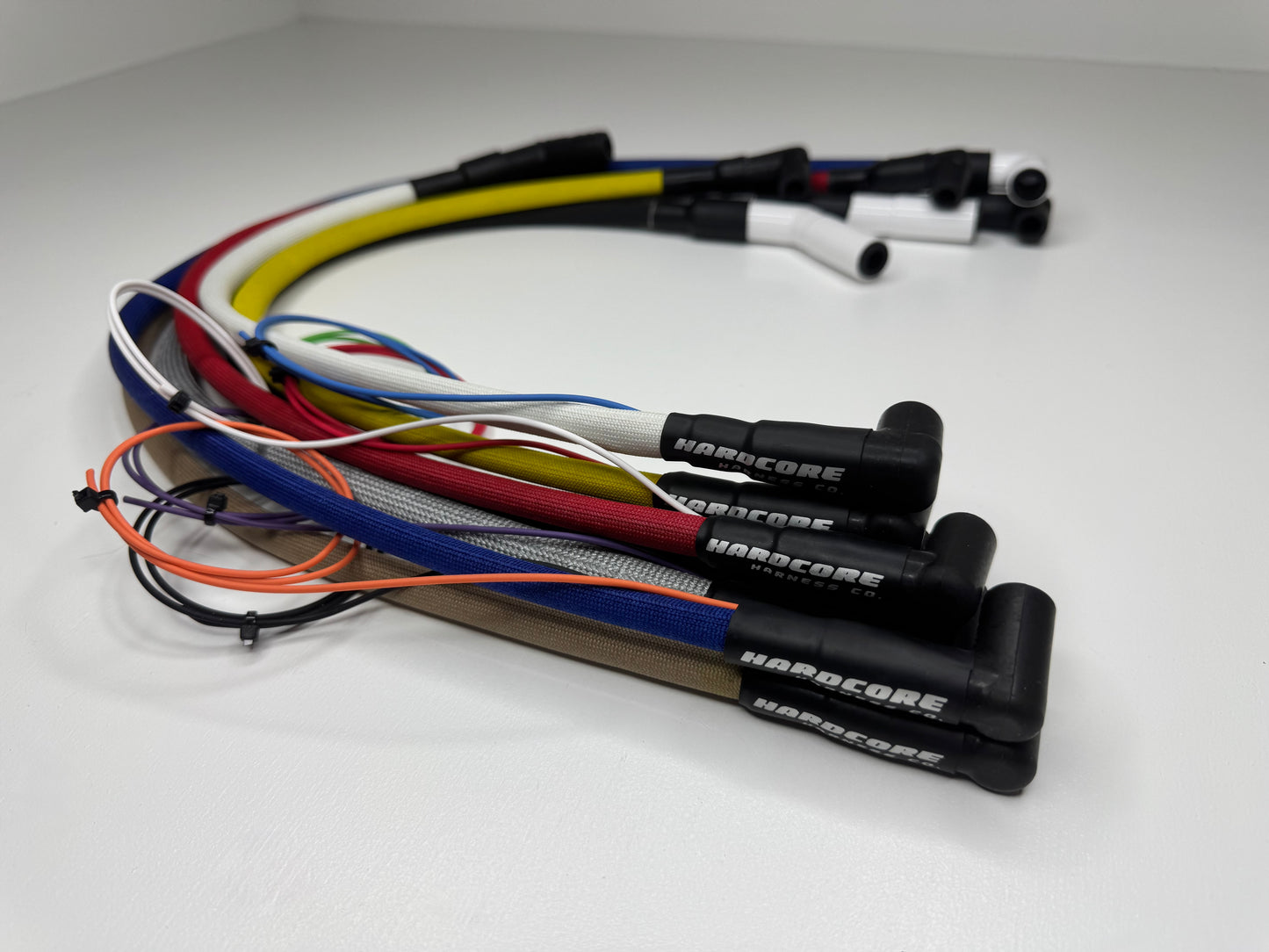 I6/V6 Ignition Wires - "IndestructaWires" - Shielded, Fiberglass Braid (1200 °F)