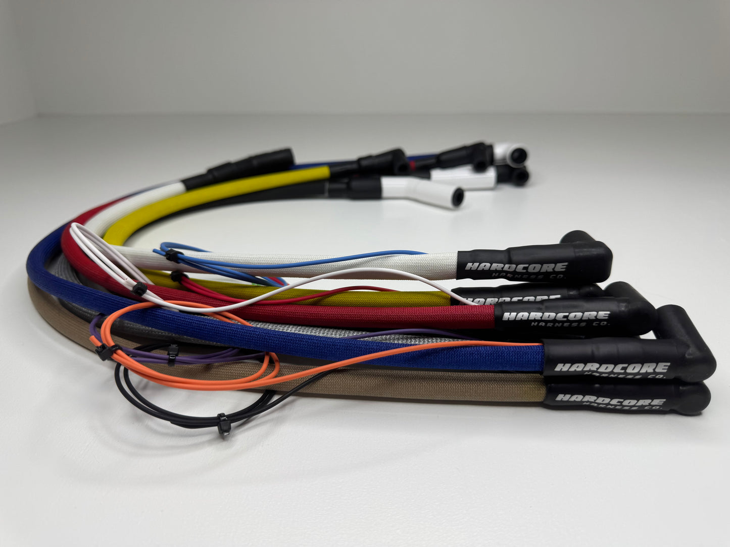 I6/V6 Ignition Wires - "IndestructaWires" - Shielded, Fiberglass Braid (1200 °F)