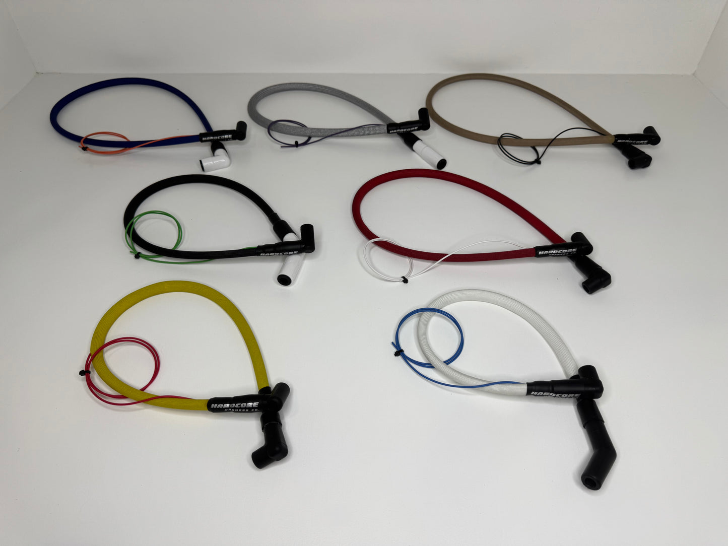 I6/V6 Ignition Wires - "IndestructaWires" - Shielded, Fiberglass Braid (1200 °F)